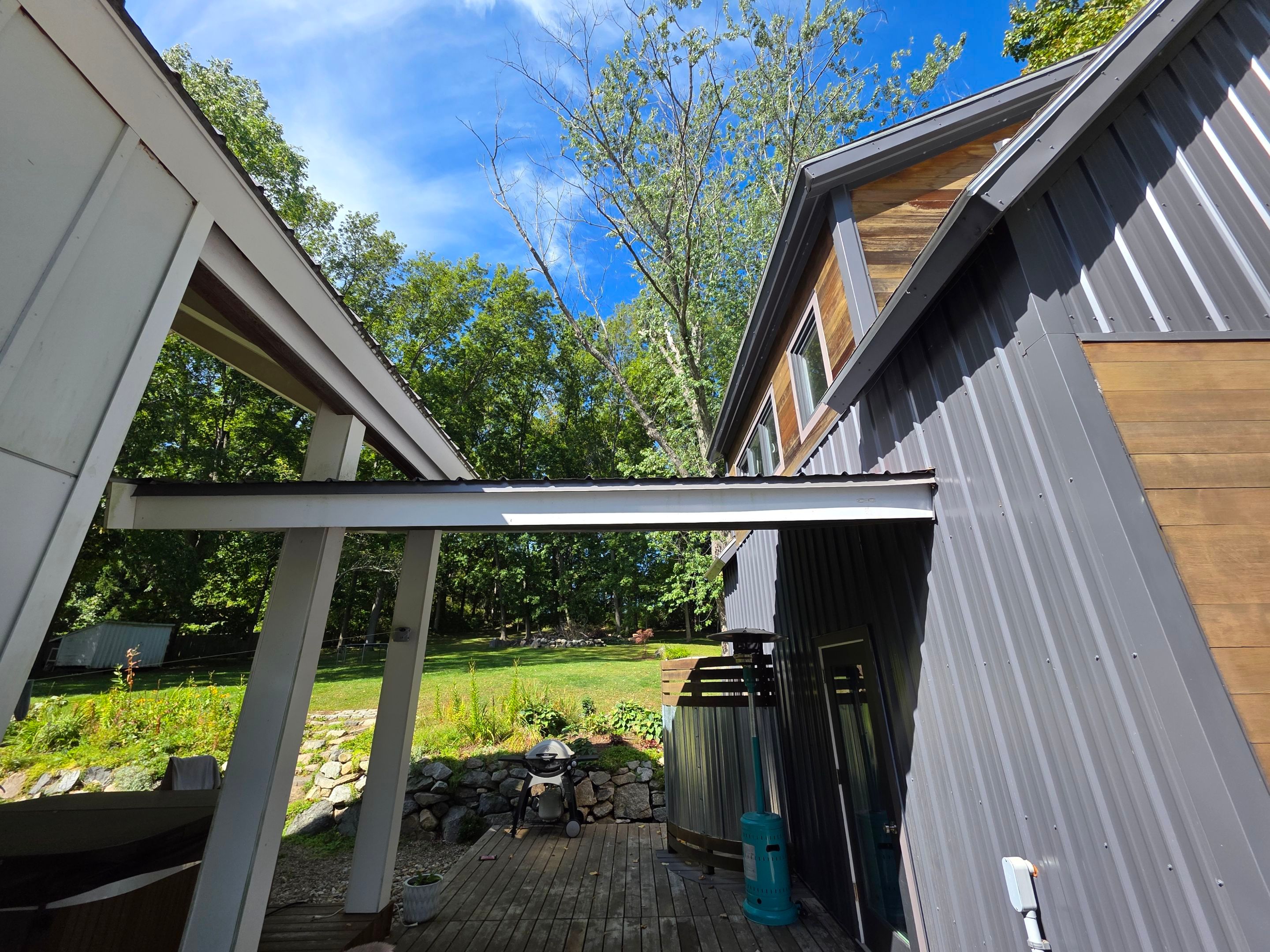 Before Gutter in Ipswich, MA - Custom Box Style Gutter and Downspout Installation in Ipswich, MA